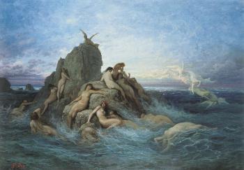 保羅 古斯塔夫 多爾 Les Oceanides Les Naiades de la mer 保羅 古斯塔夫 多爾 Les Oceanides Les Naiades de la mer